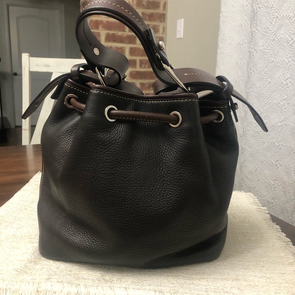 Dooney & Bourke Pebbled Leather Drawstring Purse - Picture 4 of 14